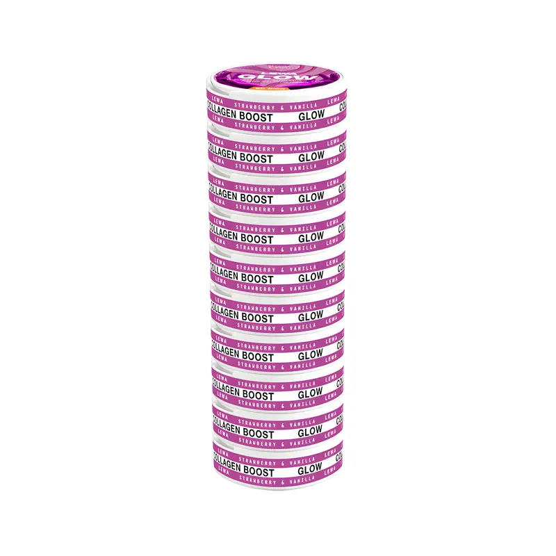 10 x LEWA Glow No Nico Strawberry/Vanilla