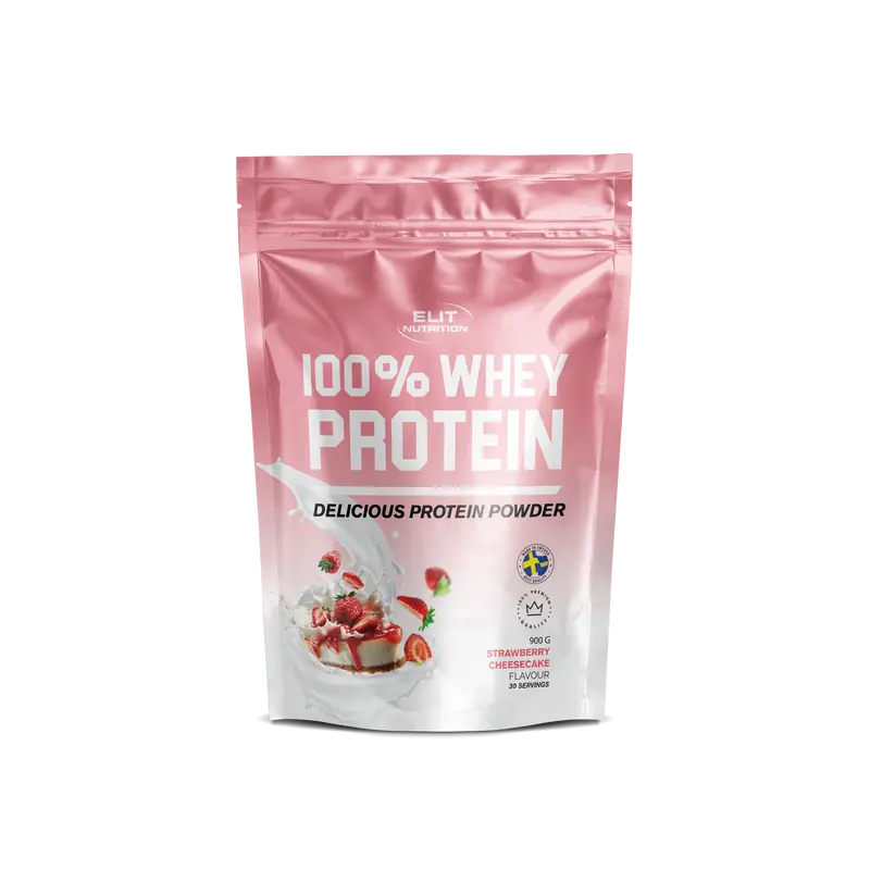 100% Whey - Strawberry Cheesecake, 900g
