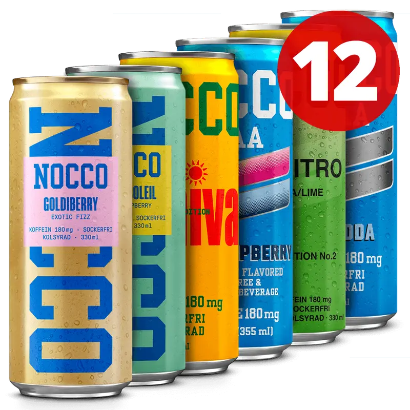 12 Mixed NOCCO - 12x330ml. (inkl. SE pant)