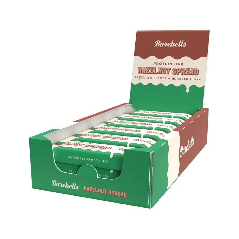 12 x Barebells Protein Bar Spread 45 g Hazelnut Spread