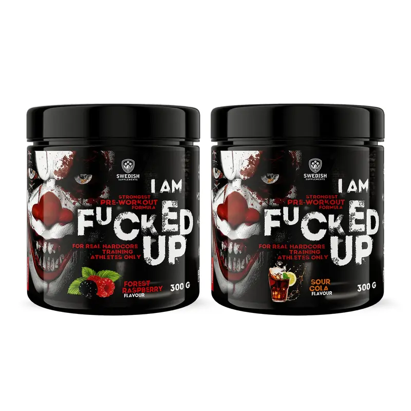 2 x Swedish Supplements Fu*ked up Joker Edition PWO 300 g