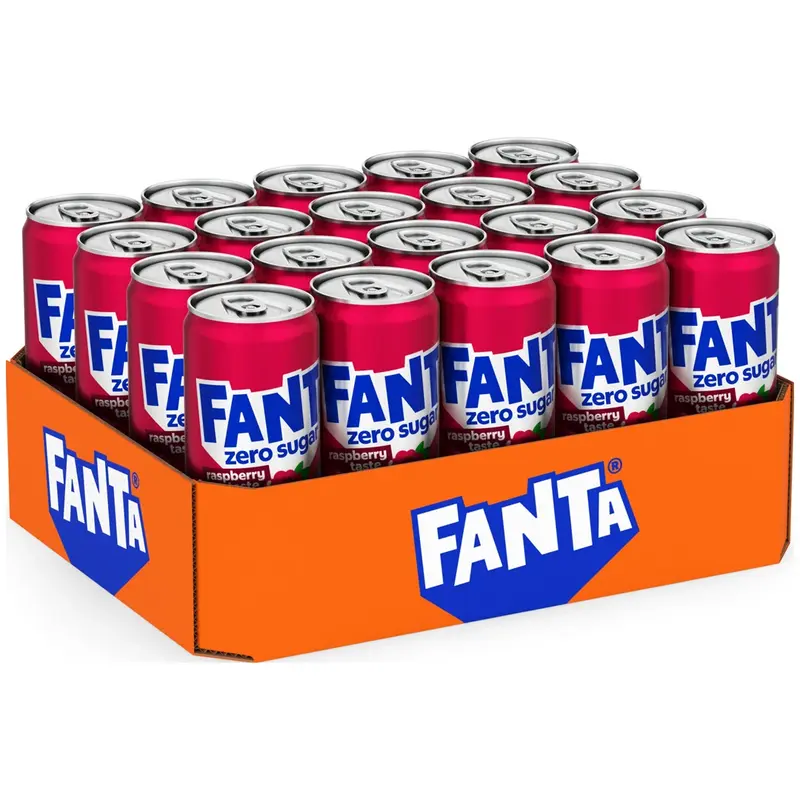 20 x Fanta Raspberry Zero 330 ml