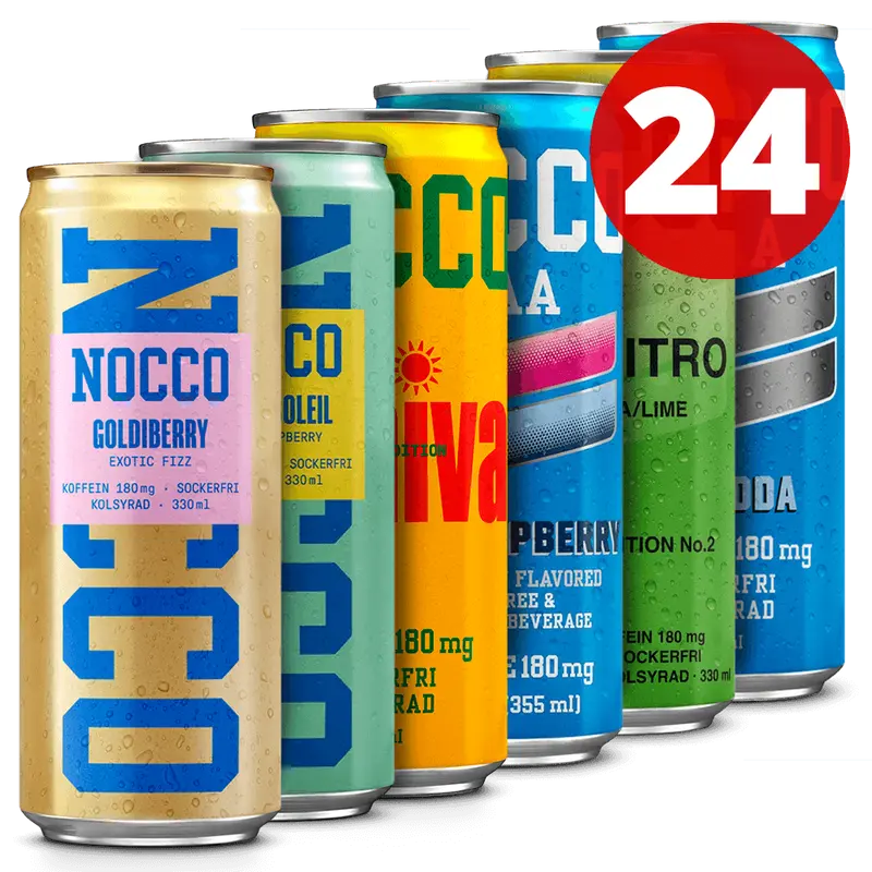 24 Mixed NOCCO - 24x330ml. (inkl. SE pant)
