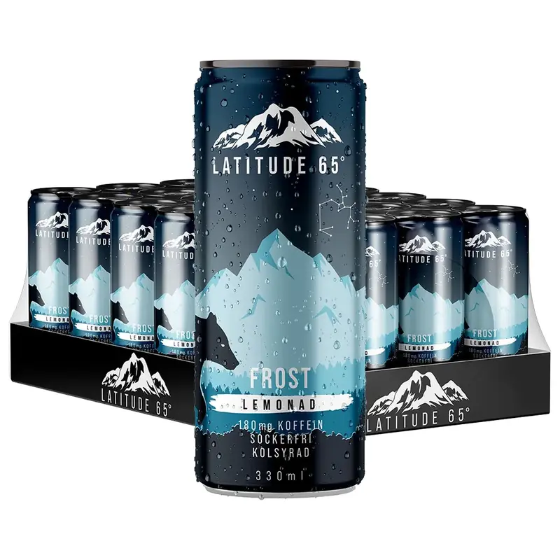 24 x Latitude 65 330 ml Frost - Lemonad