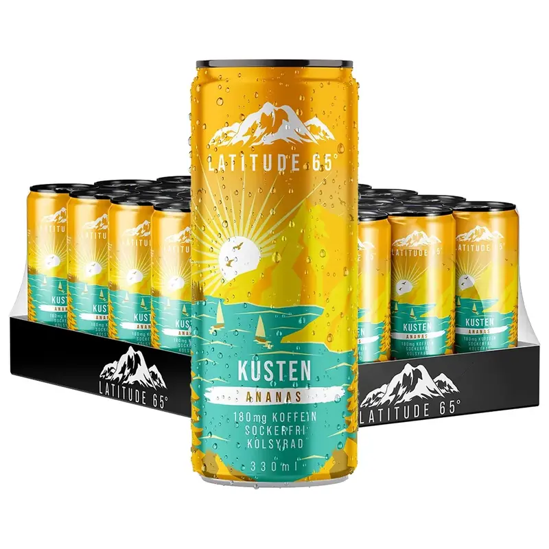 24 x Latitude 65 330 ml Kusten - Ananas
