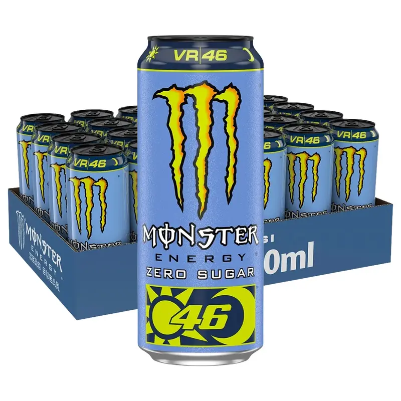 24 x Monster Energy 500 ml VR46 Zero Sugar