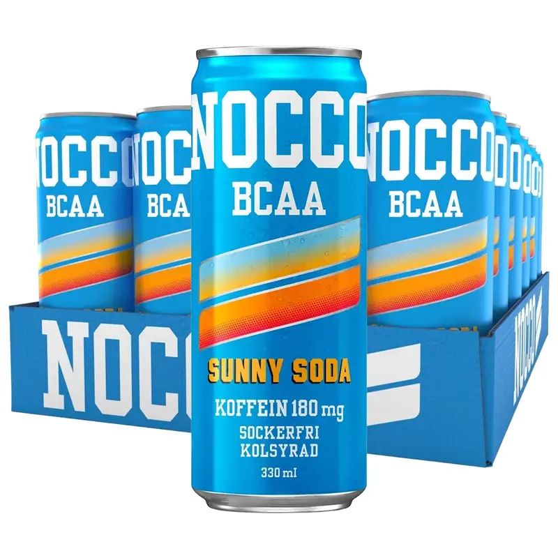 24 x NOCCO BCAA 330 ml Sunny Soda
