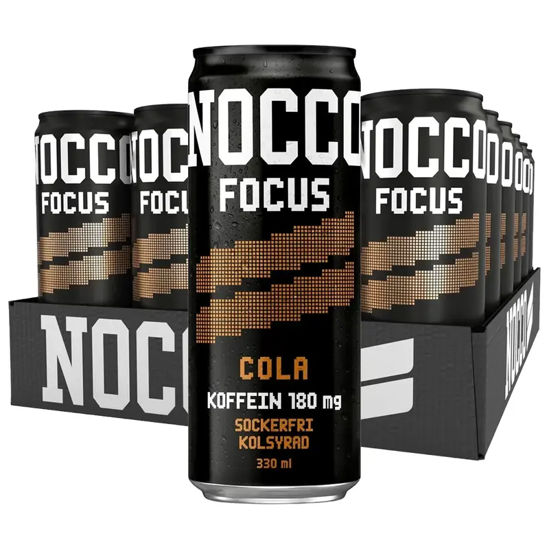 24 x NOCCO FOCUS 330 ml Cola
