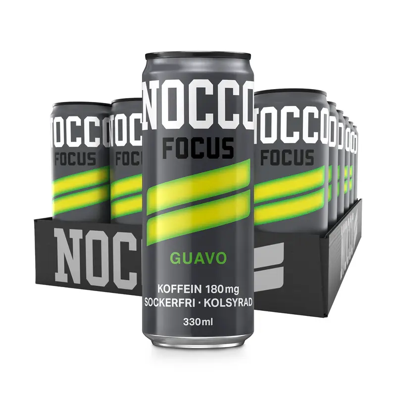 24 x NOCCO FOCUS 330 ml Guavo