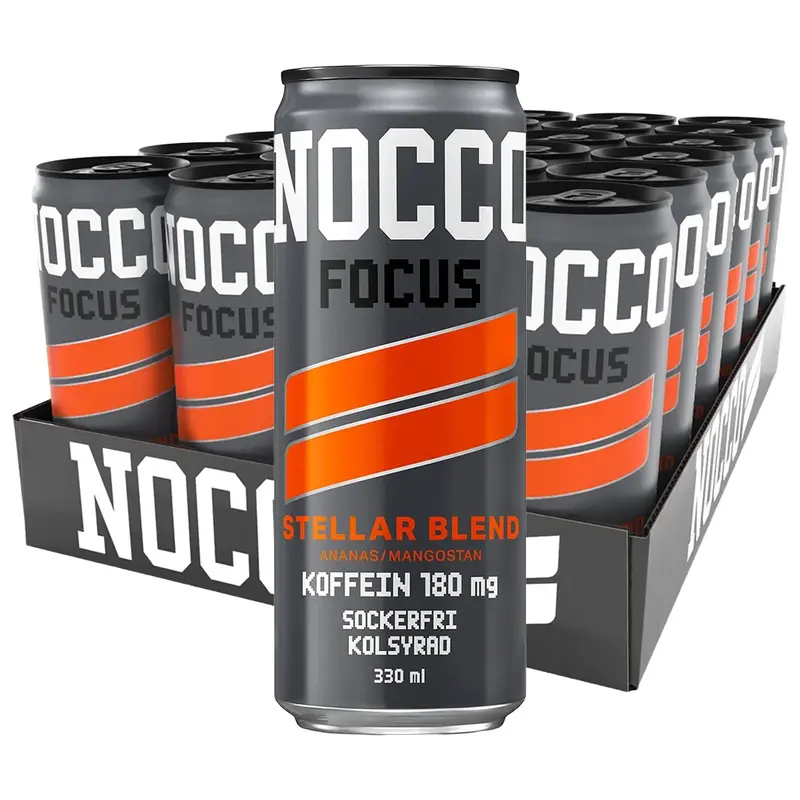 24 x NOCCO FOCUS 330 ml Stellar Blend
