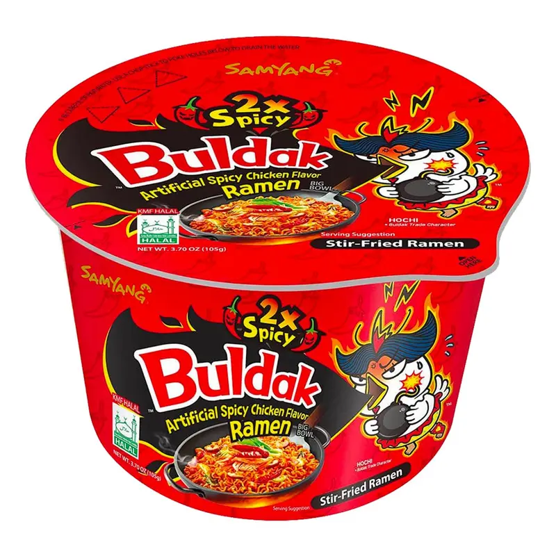 2xspicy Hot kyckling smak nudlar 105g