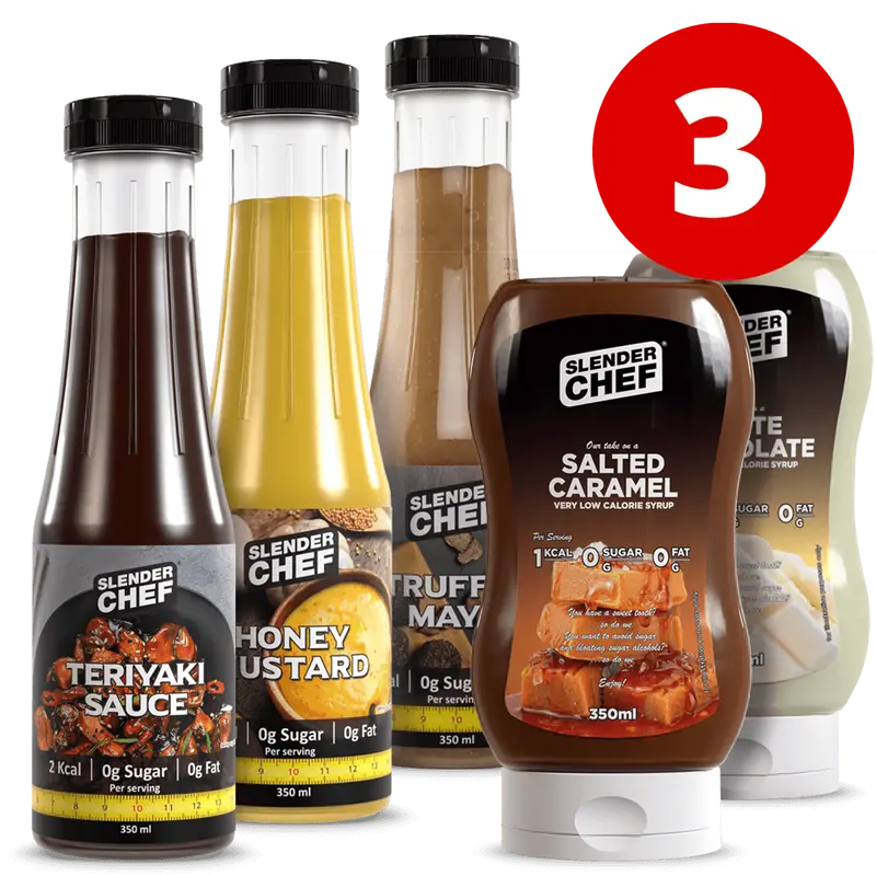 3 Mixed Slender Chef (Topping, Dressing & Sauce)