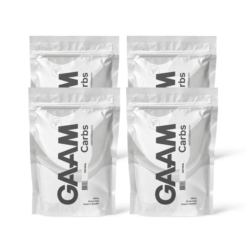 4 x GAAM Carbs - 100% Maltodextrin 1 kg