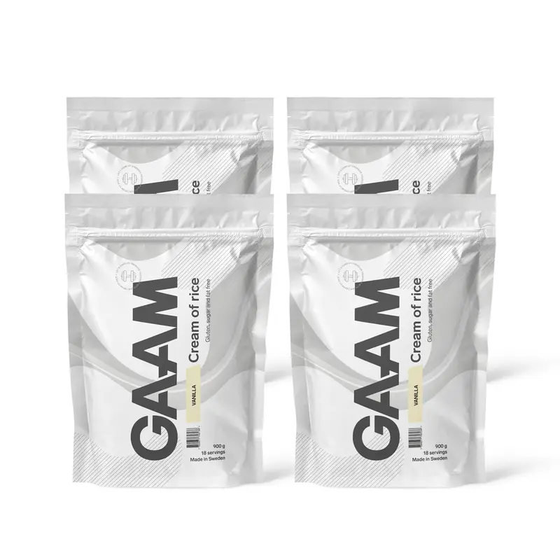 4 x GAAM Cream of Rice 900 g