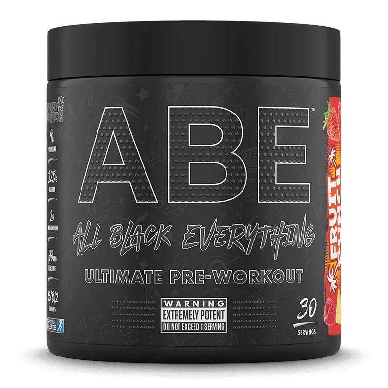 ABE All Black Everything Pre Workout Fruit Punch - 30 serv.