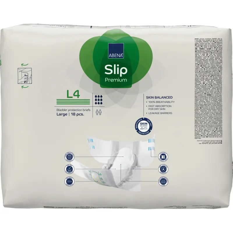 Abena Slip 4 Tejpskydd Inkontinensskydd | Str. L