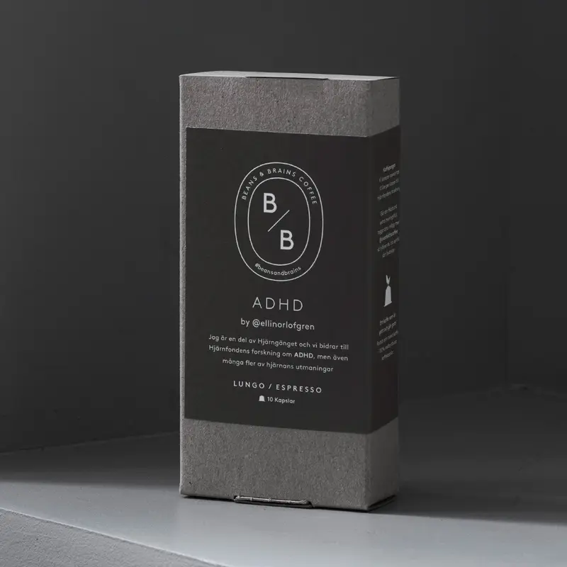 ADHD kaffekapsel - ESPRESSO / LUNGO - 100% NEDBRYTBARA