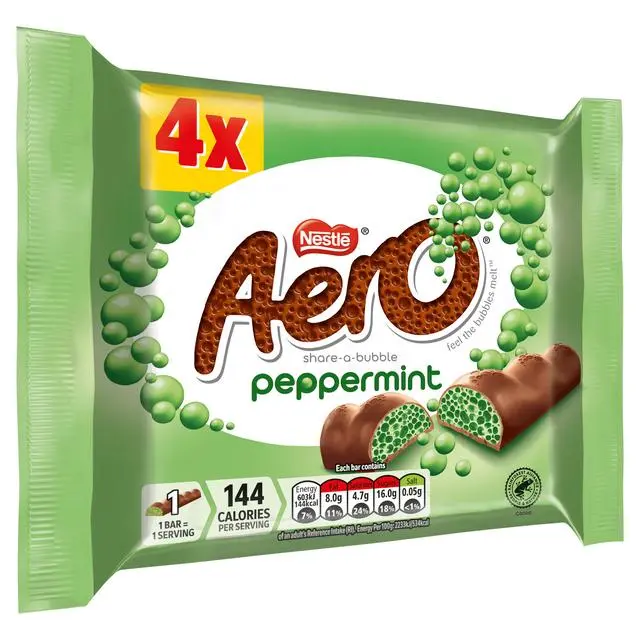 AERO PEPPERMINT 4 PACK 4X27G
