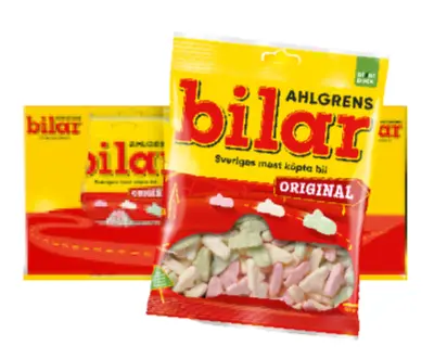 Ahlgrens bilar 125g 36st Storpack - Hel kartong