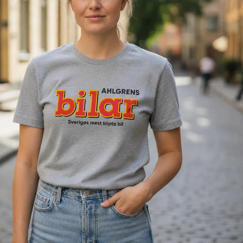 Ahlgrens bilar T-shirt Gråmelange