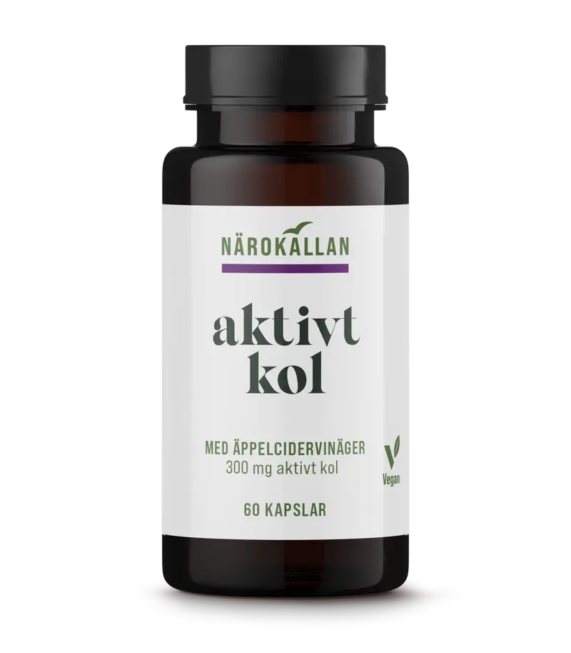 Aktivt Kol + Äppelcidervinäger 60 kap