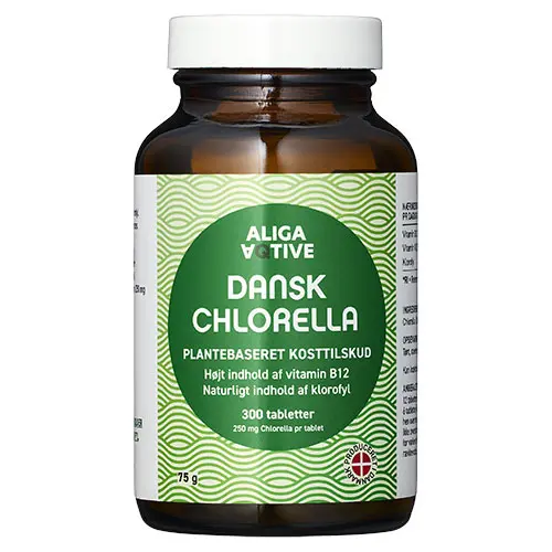 ALIGA AQTIVE Dansk Chlorella | 300 tabletter