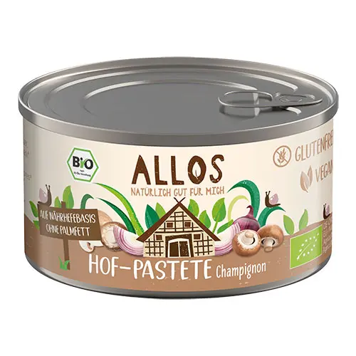 Allos Champinjon Pålägg Ekologisk | 125 g