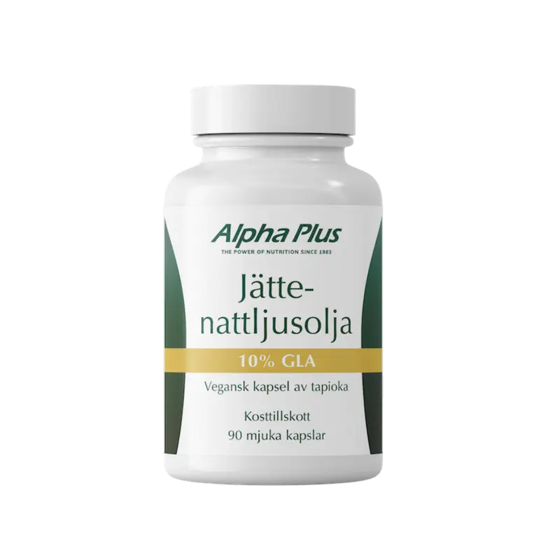 Alpha Plus Jättenattljusolja, 90 kapslar