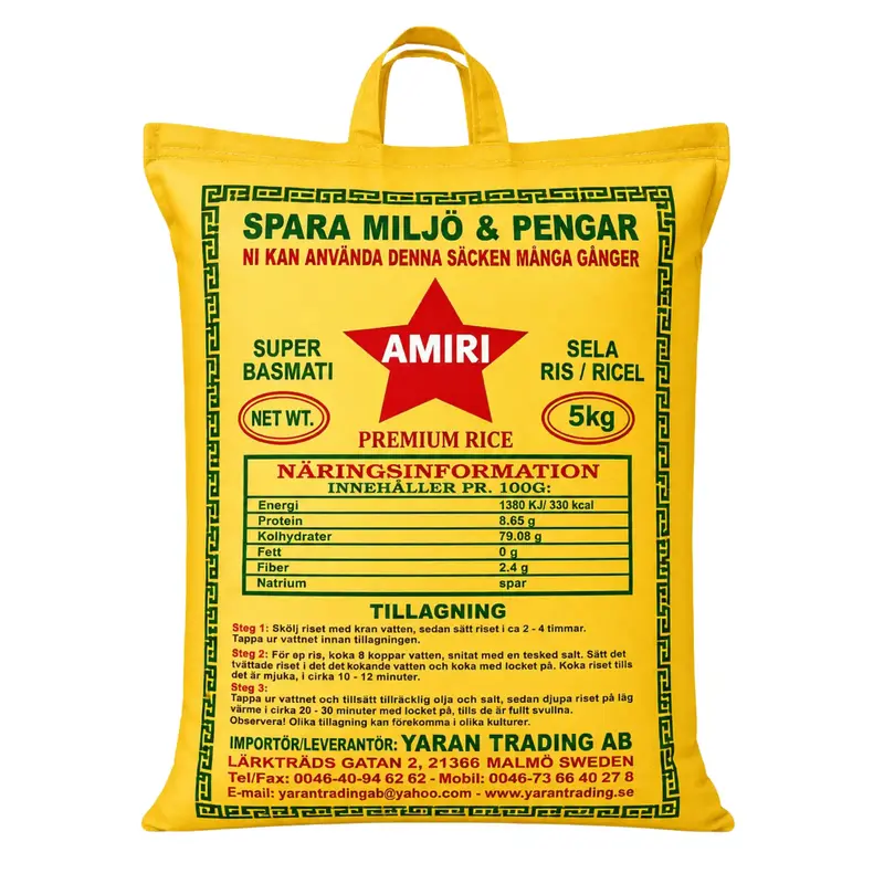 Amiri Basmati ris Original Blå 5kg