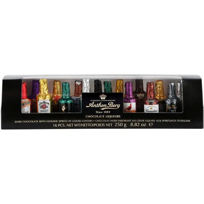 Anthon Berg Chocolate Liqueurs Chokladflaskor 16-pack 250g