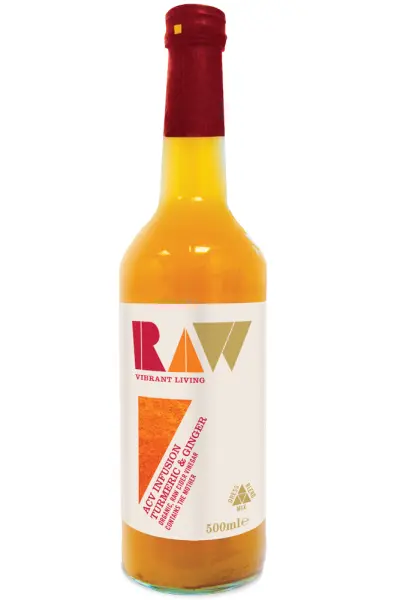 Äppelcidervinäger, gurkmeja & ingefära, 500 ml