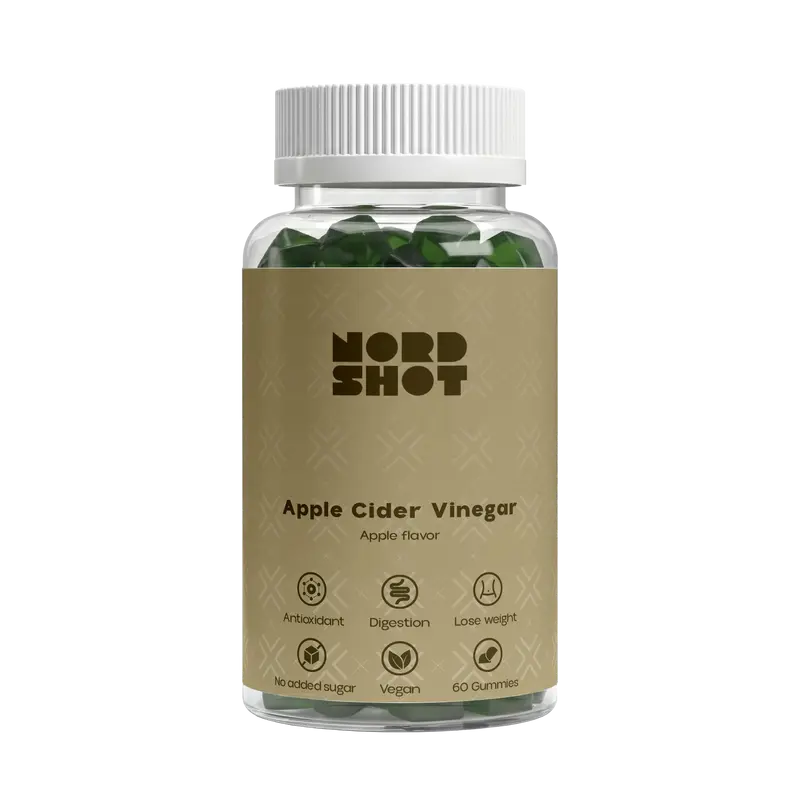 Apple Cider Vinegar Gummies – 60 veganska gummies | Nord Shot