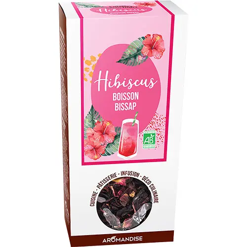 Aromandise Hibiskus Hel Ekologisk | 80 g