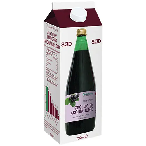 Aronia Saft Söt Smak m. Rörsocker Ekologisk | 750 ml