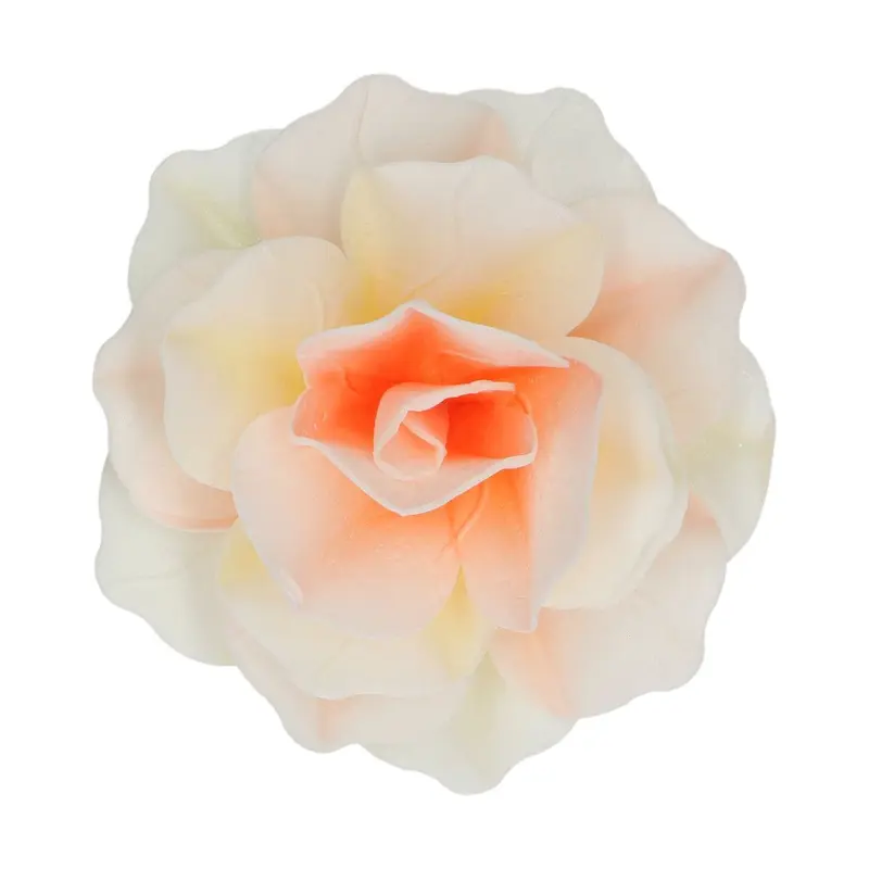 Ätbar blomma Wafer Ros Gul orange