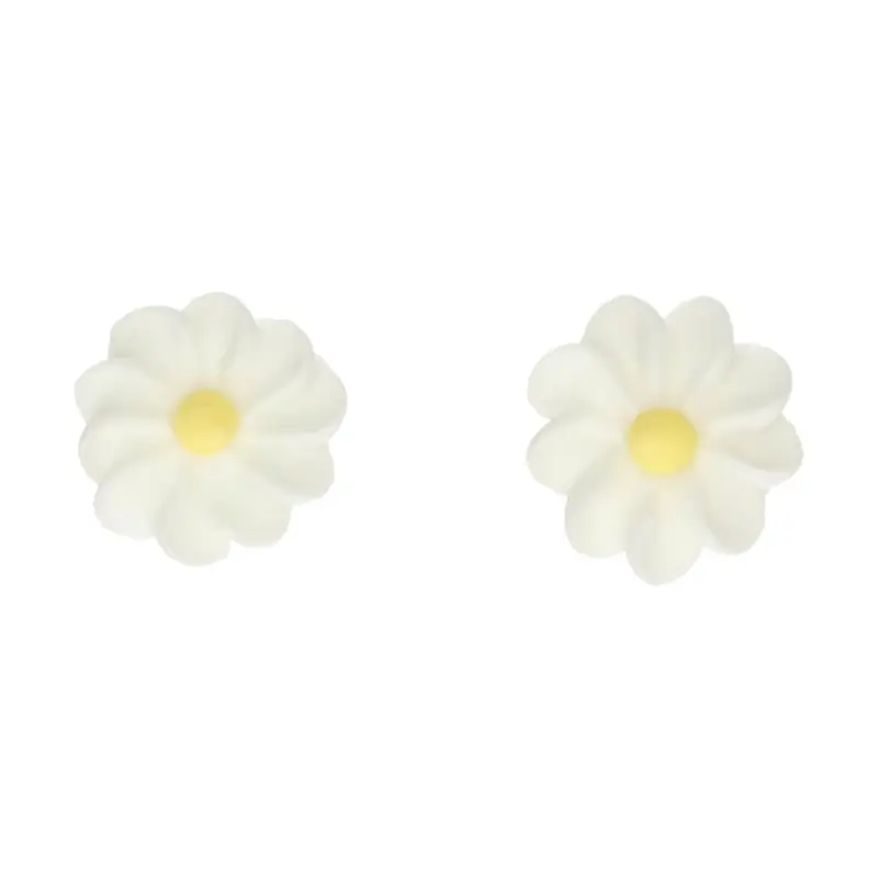 Ätbar dekoration Blommor daisies Vita