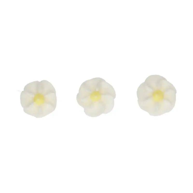 Ätbar dekoration Blommor mini Vita