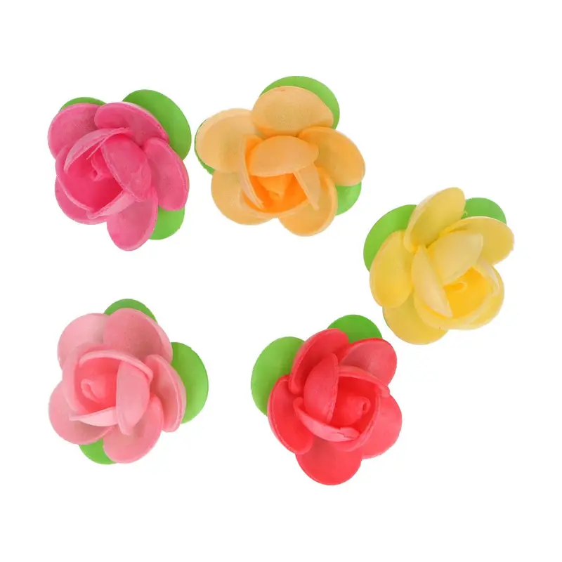 Ätbar dekoration Camellia blommor Wafer