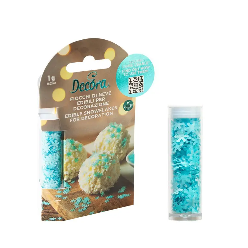 Ätbara Ice Snöflingor - Decora