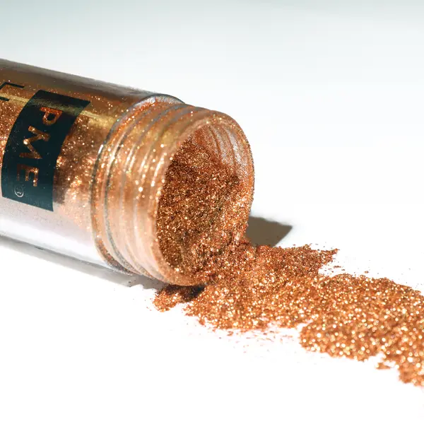 Ätbart glitter Roséguld
