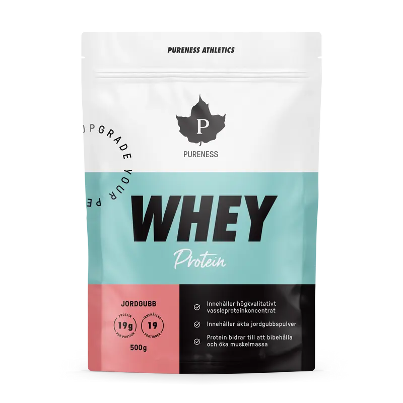 Athletics Whey Protein Jordgubb - 500 g