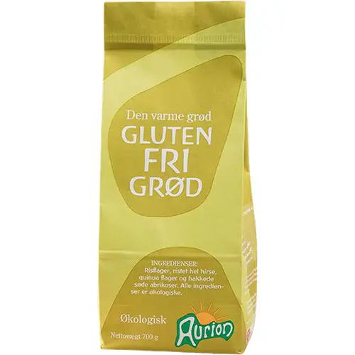 Aurion Glutenfri Grötblandning M. Risflingor Hirs Aprikos Mm. Ekologisk | 700 g