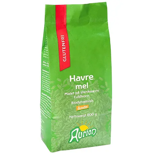 Aurion Glutenfritt Havremjöl Ekologisk Demeter | 800 g