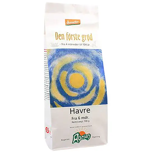 Aurion Gröt Från 6 Mån. - Havre Ekologisk Demeter Glutenfri | 700 g