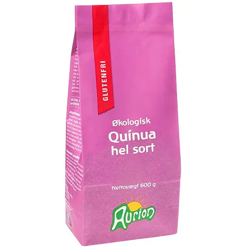 Aurion Hel Svart Quinoa Ekologisk | 600 g