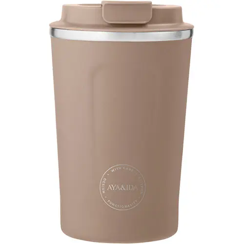 AYA&IDA CUP2GO 380 ml | Dusty Brown