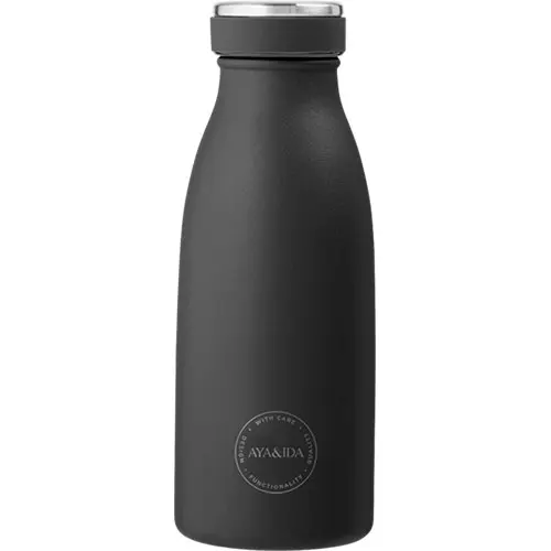 AYA&IDA Drinking Bottle 350ml | Matte Black