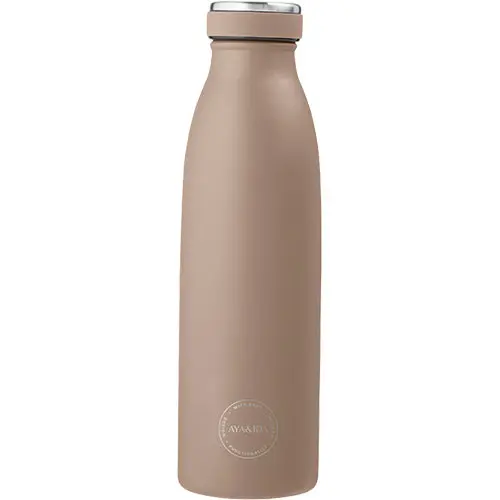 AYA&IDA Drinking Bottle 500ml | Dusty Brown