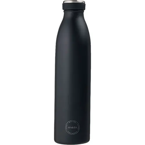 AYA&IDA Drinking Bottle 750ml | Matte Black