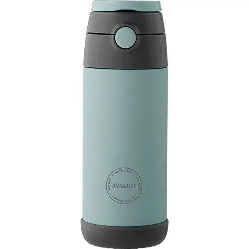 AYA&IDA Kids Straw Bottle (350 ml) | Mint Green